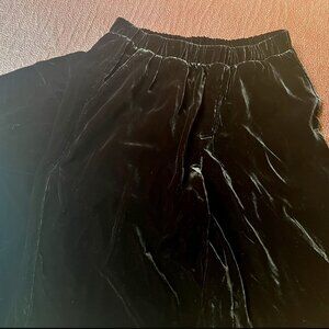 Black Velvet Pants